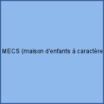 MECS (maison d'enfants à caractère social