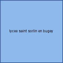 lycee saint sorlin en bugey