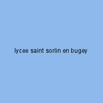 lycee saint sorlin en bugey